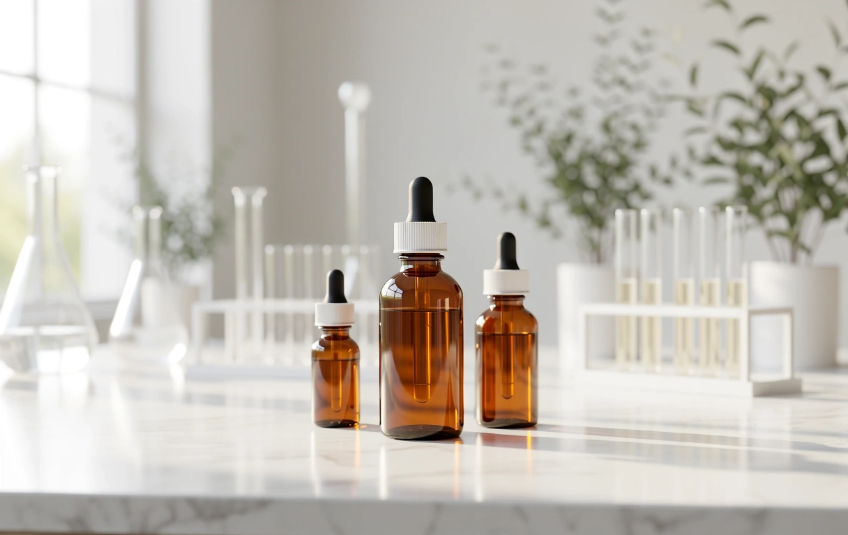 Mensupplements laboratory environment