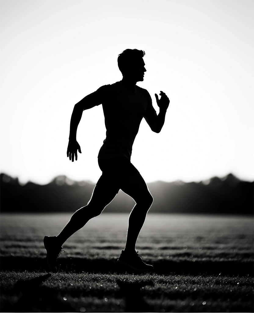 Active lifestyle silhouette